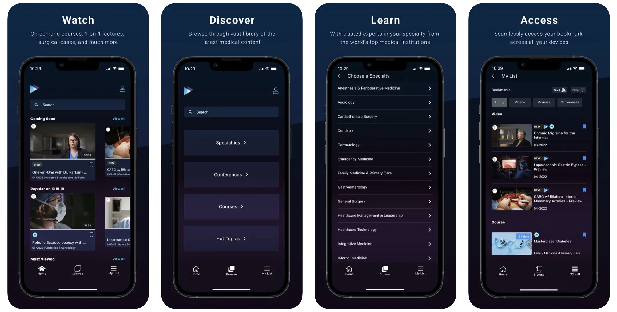GIBLIB — rebuilding a medical education streaming platform